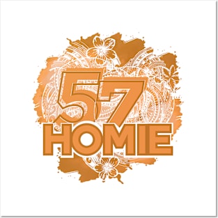 57 - Home (brown) Posters and Art